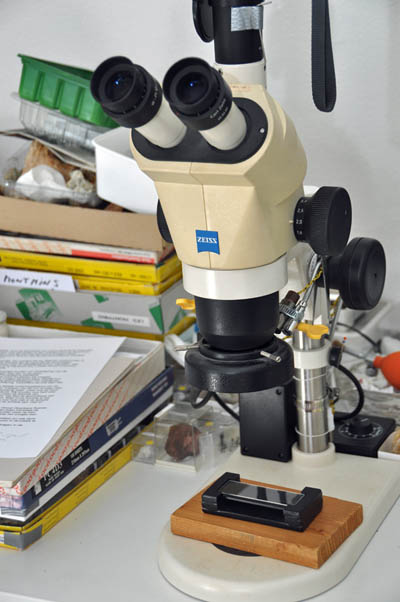 microscoop opstelling